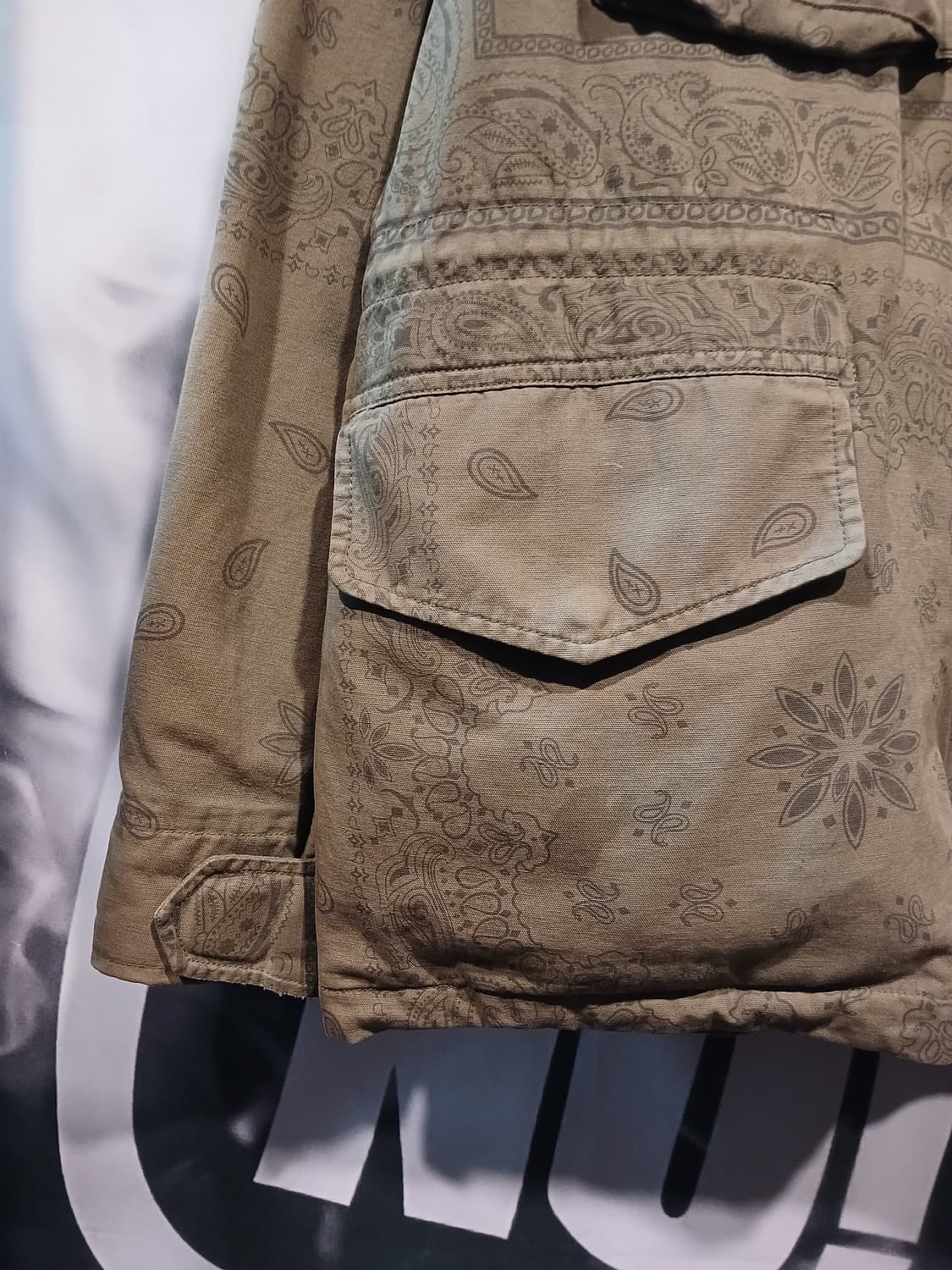 뉴에라 M65 필드 자켓 페이즐리 그린 상품이미지4