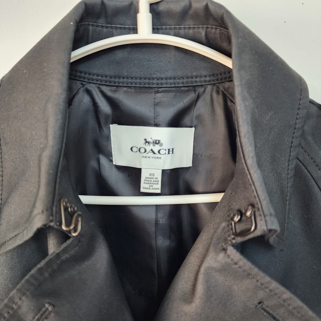 코치 블랙 트렌치코트 상품이미지4