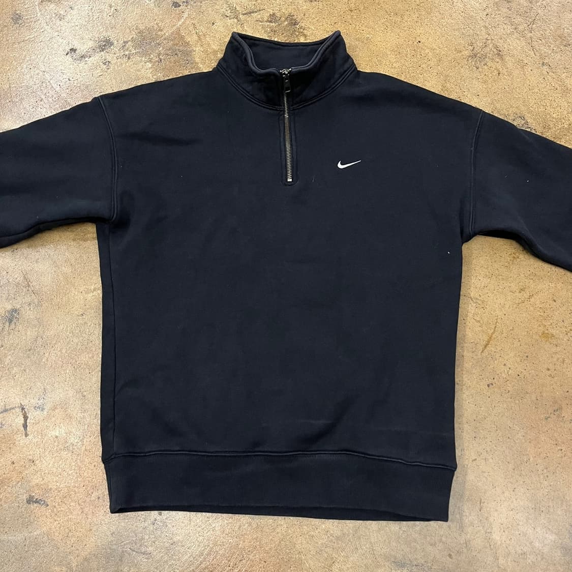 [정품/L] 나이키 블랙 하프집업 맨투맨 b16 상품이미지3