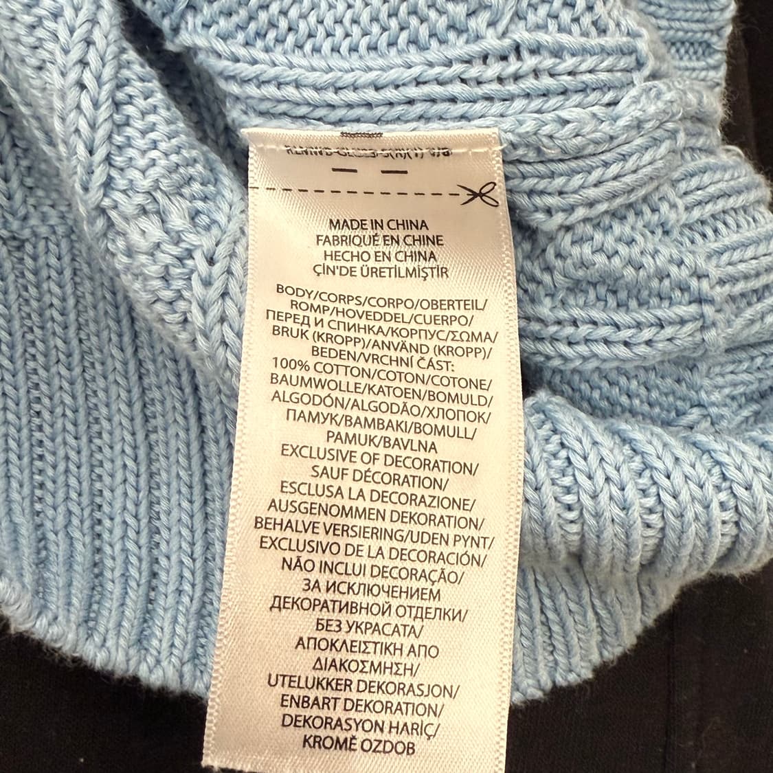 폴로 랄프로렌 하늘 반팔 니트  상품이미지5