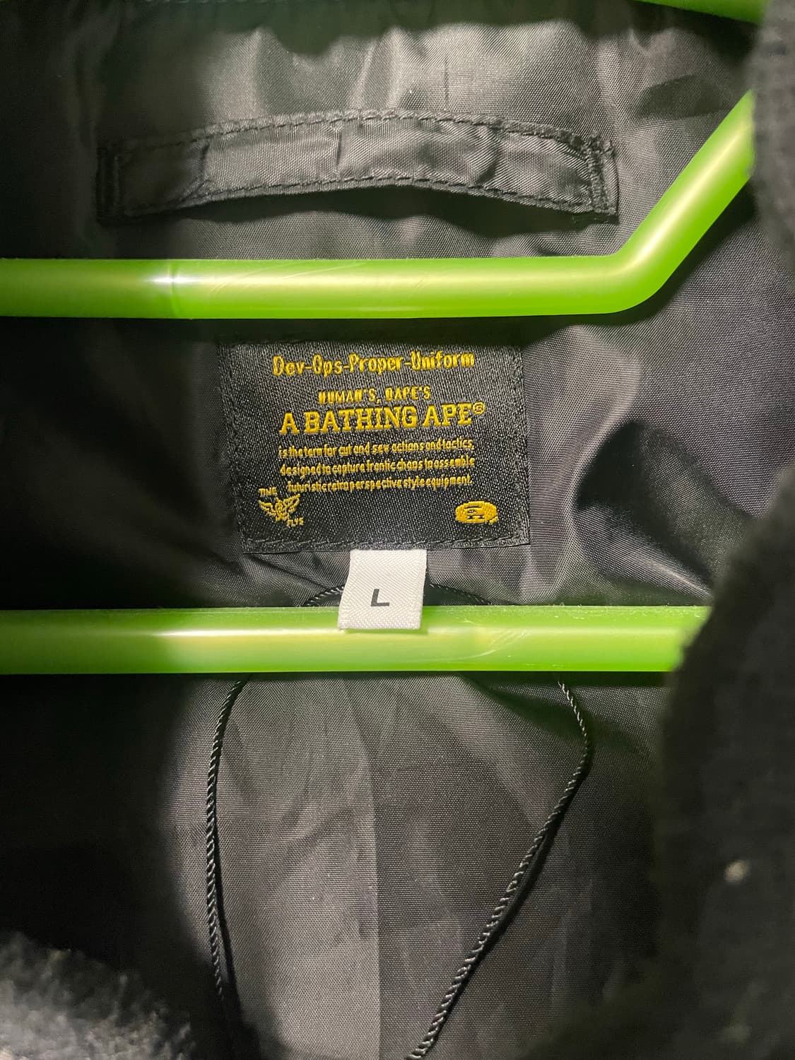 베이프 카모 봄버 자켓 L 상품이미지2