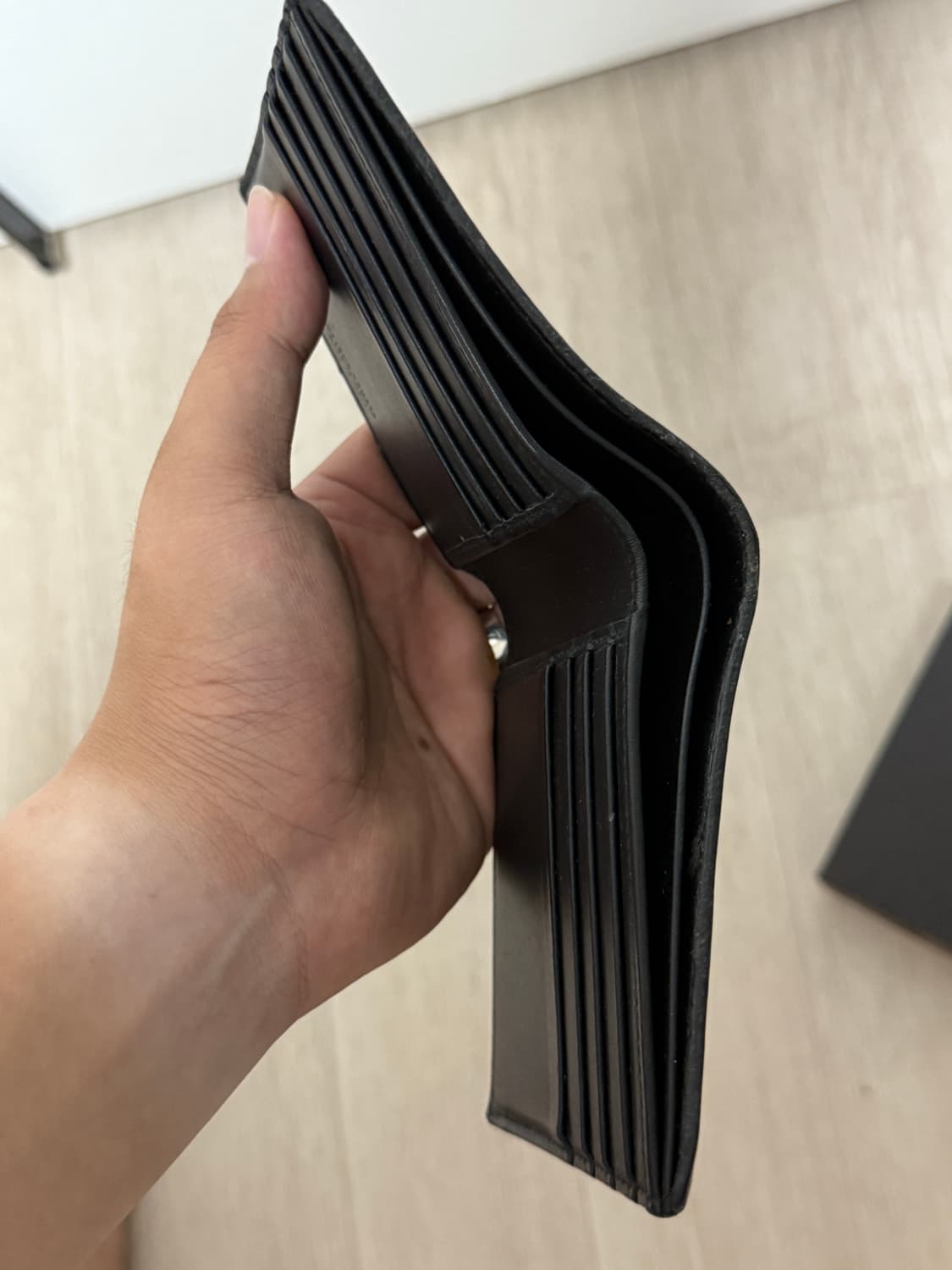 보테가베네타 반지갑 블랙 상품이미지4