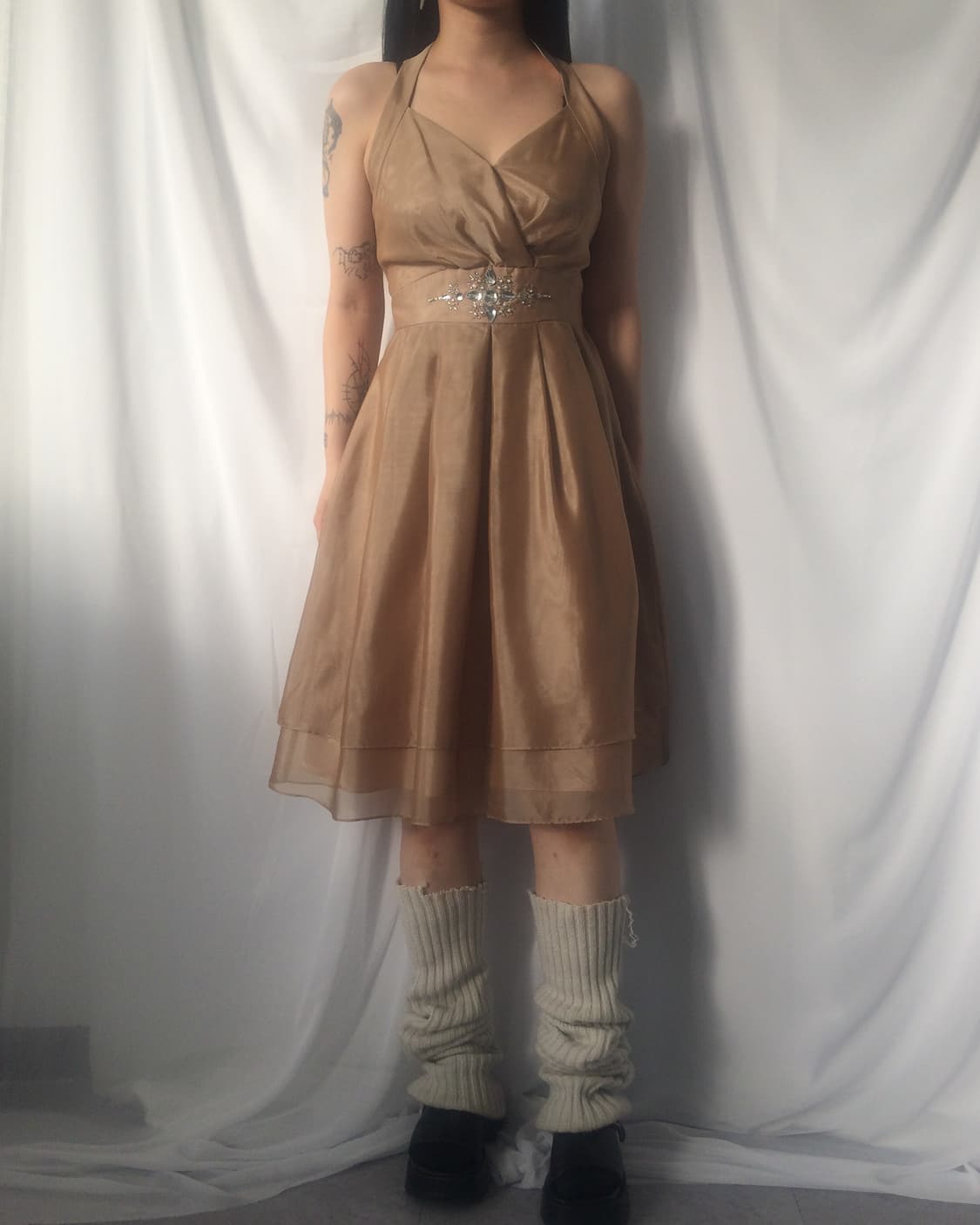 Beads point holter onepiece 상품이미지1