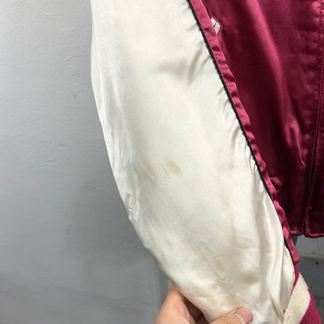 빈티지 사틴 자수 스카쟌 상품이미지9