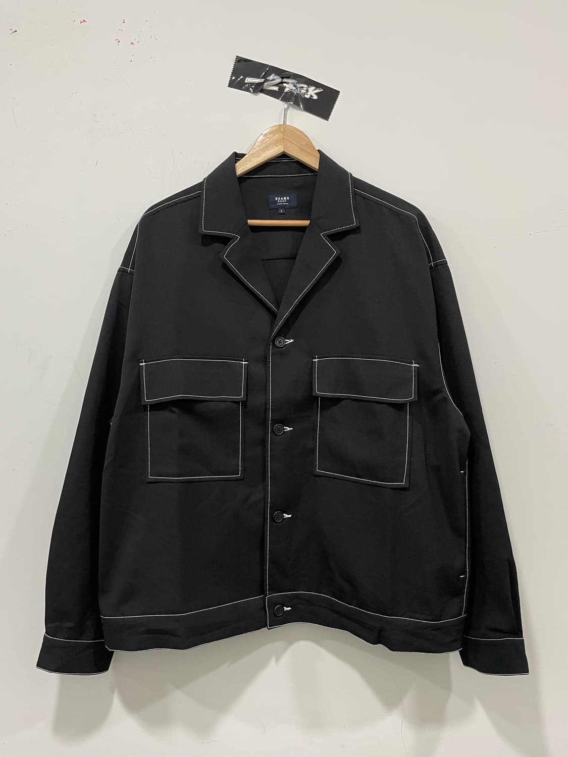 Beams heart 빔즈하트 스티치 유틸리티 셔츠 자켓 상품이미지2