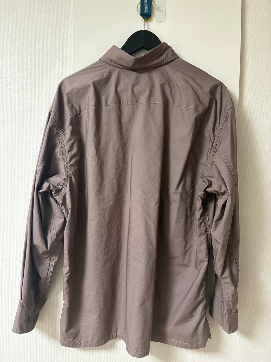 유니클로 U 유틸리티 셔츠 퍼플 S 상품이미지3