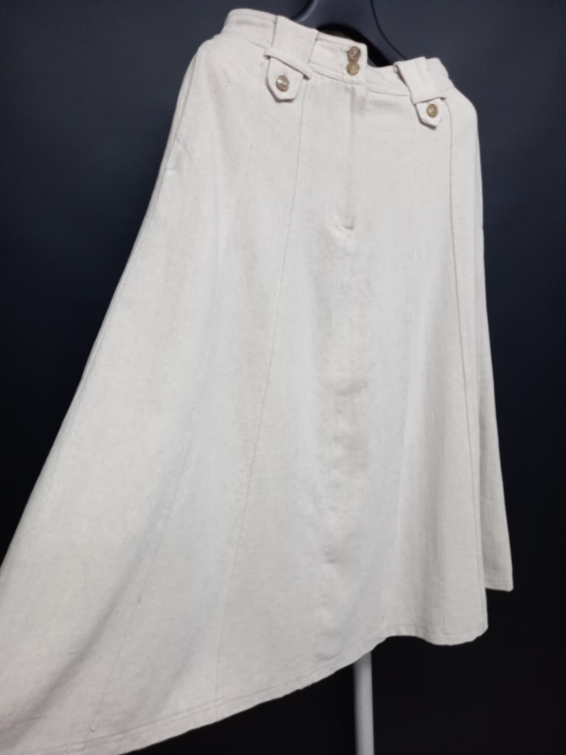 새 더 엣지 춘하추 와이드광폭 플레어 스커트 55 상품이미지5