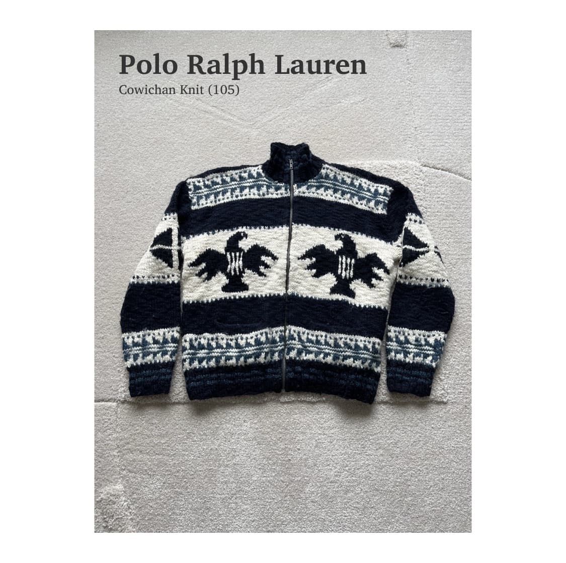 폴로 랄프로렌 코위찬 니트 집업 (105) 상품이미지1