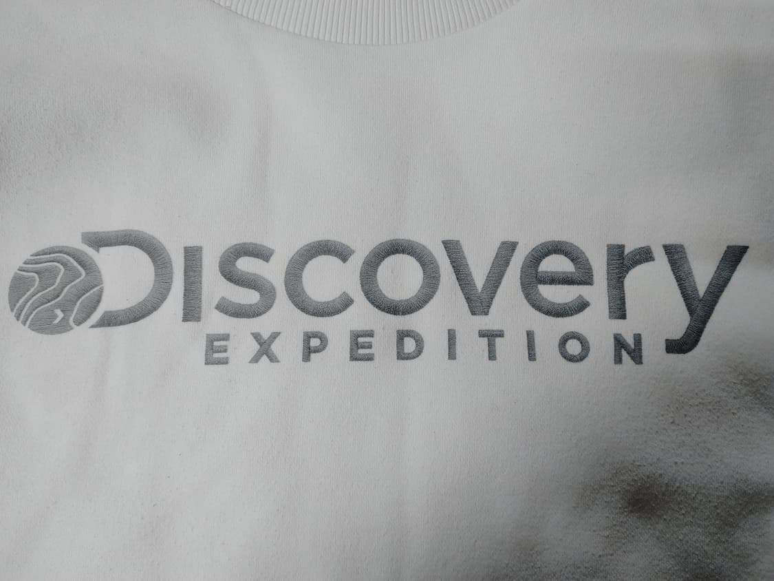 Discovery 디스커버리 안감기모 화이트 맨투맨 상품이미지3