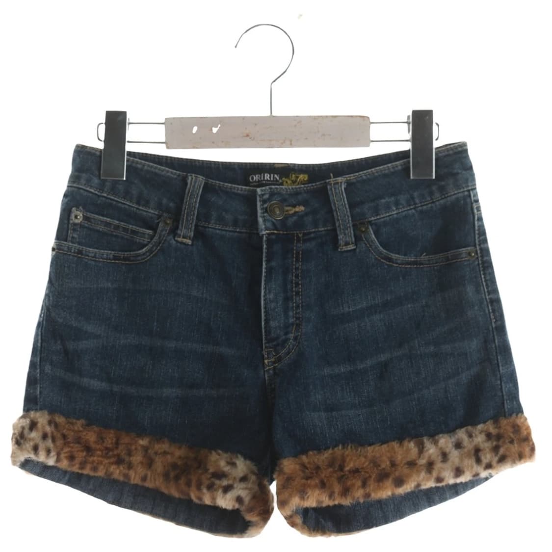 갸루 호피 숏팬츠 퍼 팬츠 y2k 와투케 펑크 punk 상품이미지1