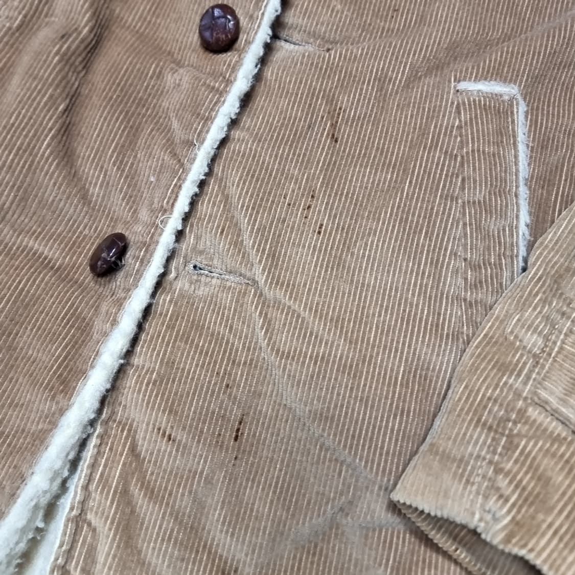 핑거헛 메이드인usa 70s 코듀로이 양털 안감 자켓(100) 상품이미지2