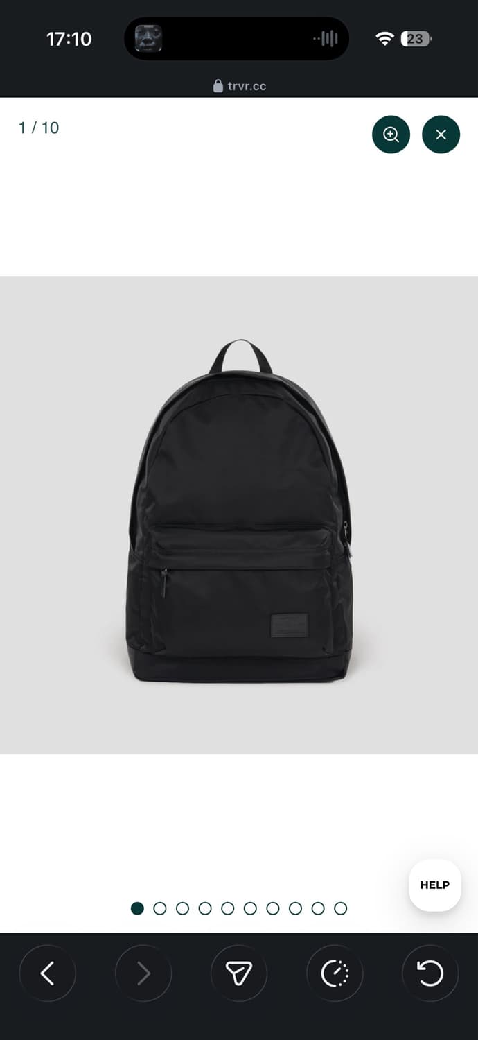 Trvr staple daypack black 백팩 상품이미지1