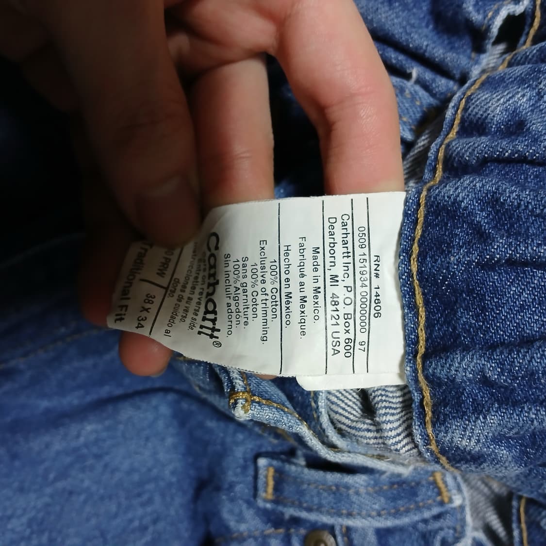 chrhartt 칼하트 데님 팬츠 바지 워크웨어 25~31인치추천 상품이미지9