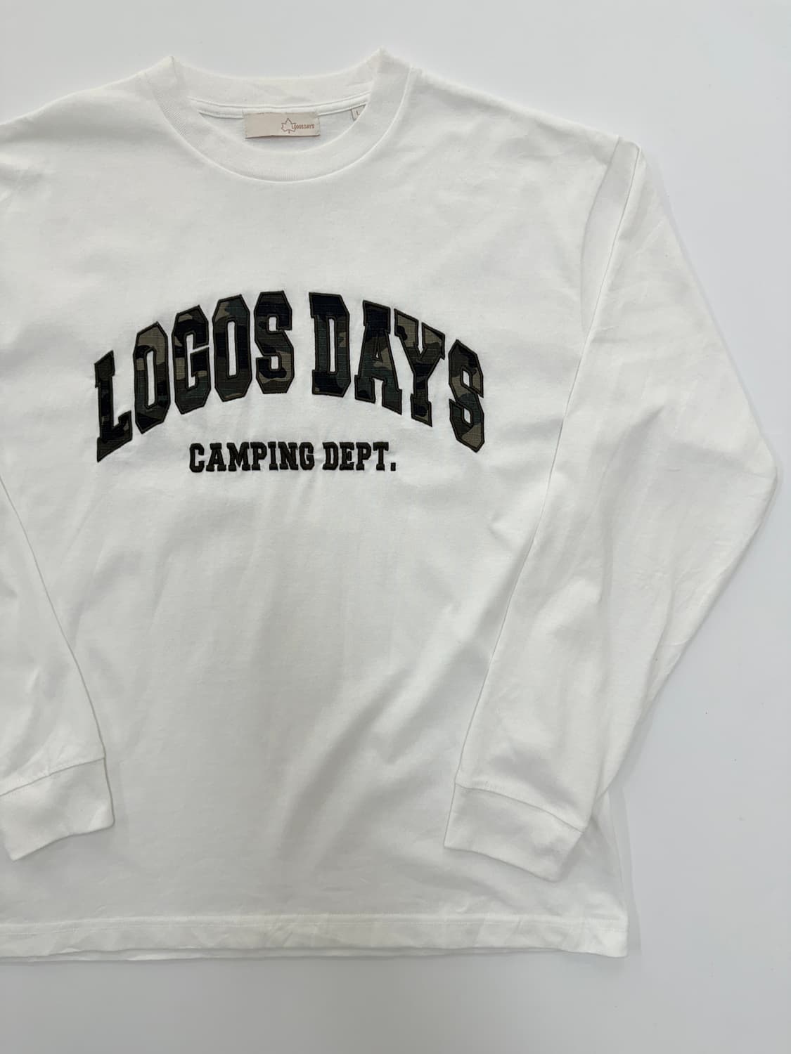 Logos 자수 밀리터리 티셔츠 상품이미지2