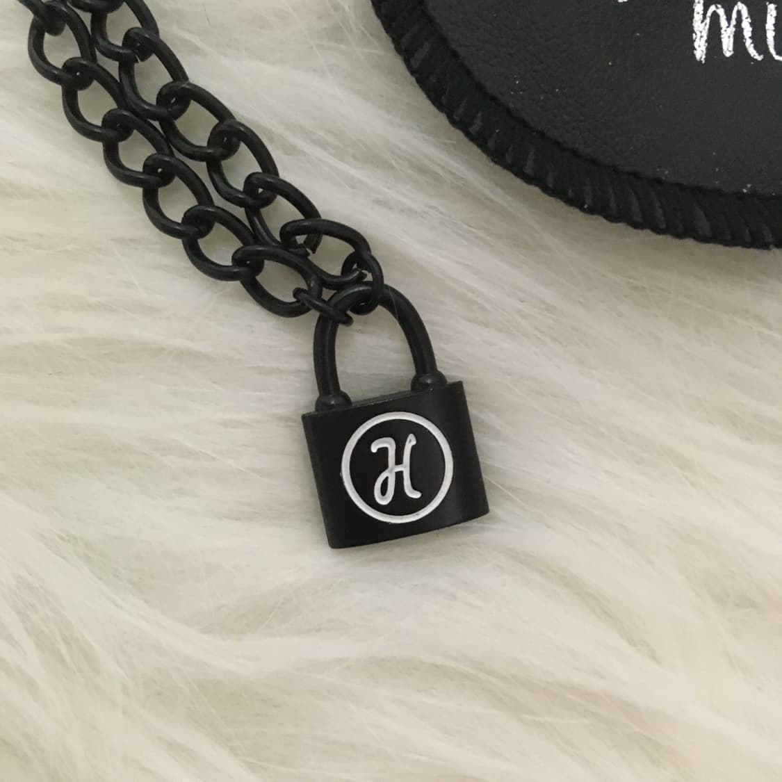 히스테릭글래머 자물쇠 목걸이(Black) 상품이미지3