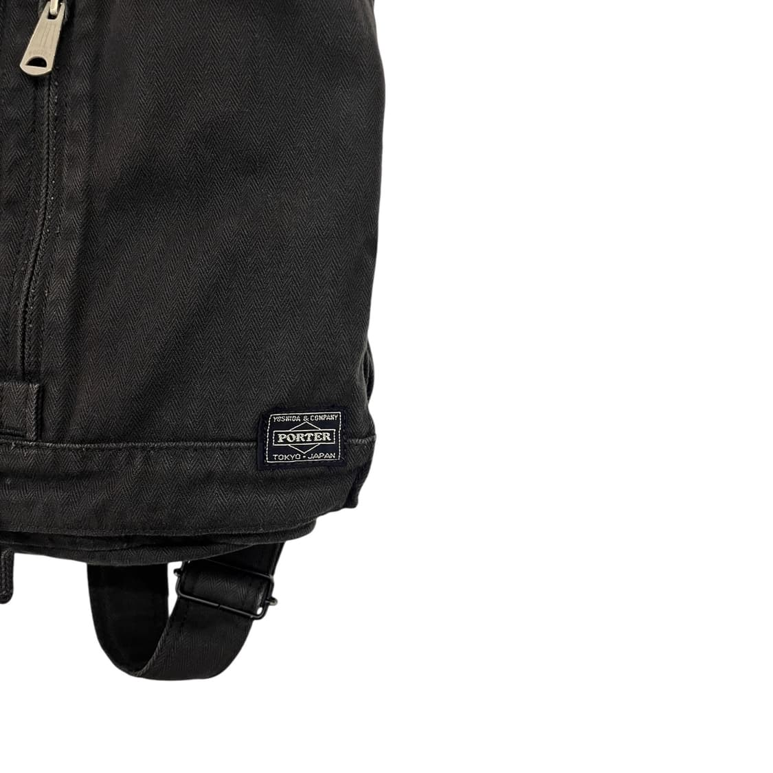 포터 페이지 헤링본 럭색 백팩 블랙 상품이미지5