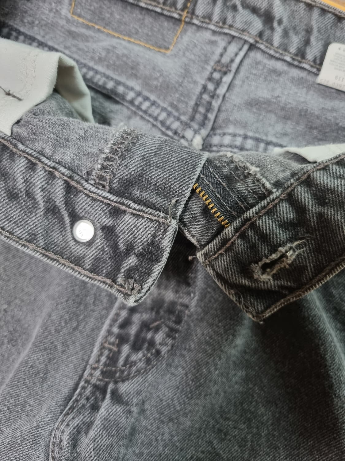 90s USA 517 34x30 리바이스 블랙 오렌지탭 상품이미지5