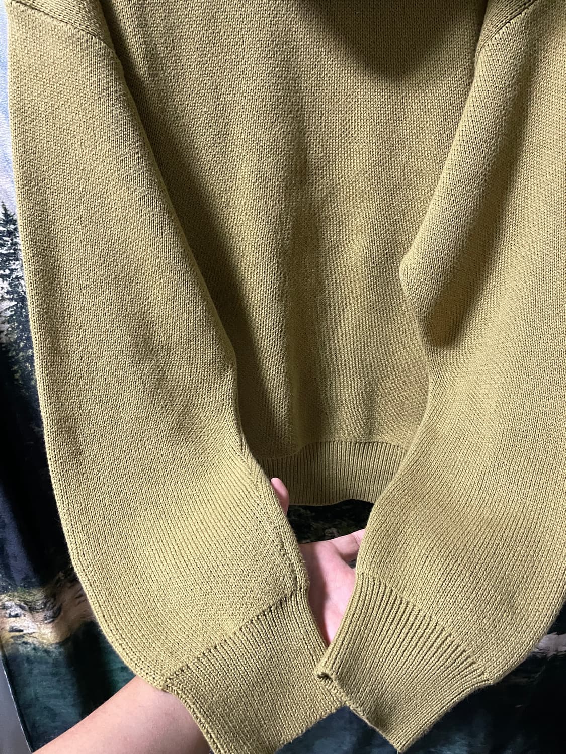 L 피오갓 에센셜 니트 후드 앰버 상품이미지9