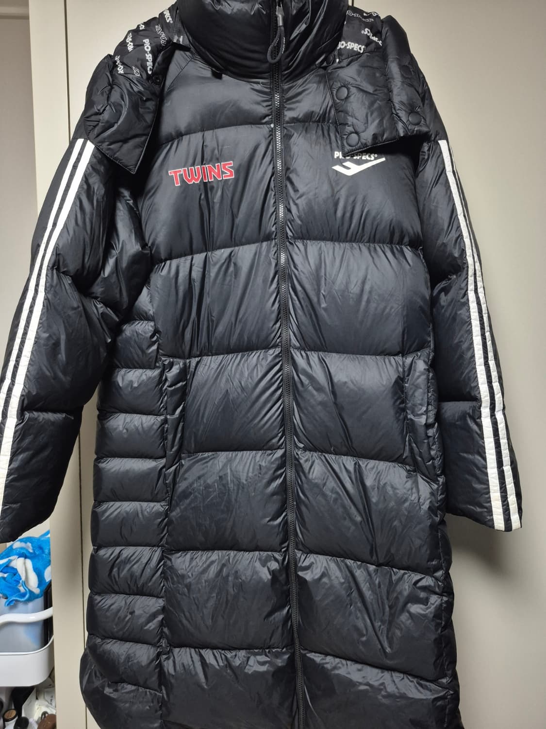 프로스펙스 엘지트윈스 구스롱패딩 110사이즈 팝니다  상품이미지1