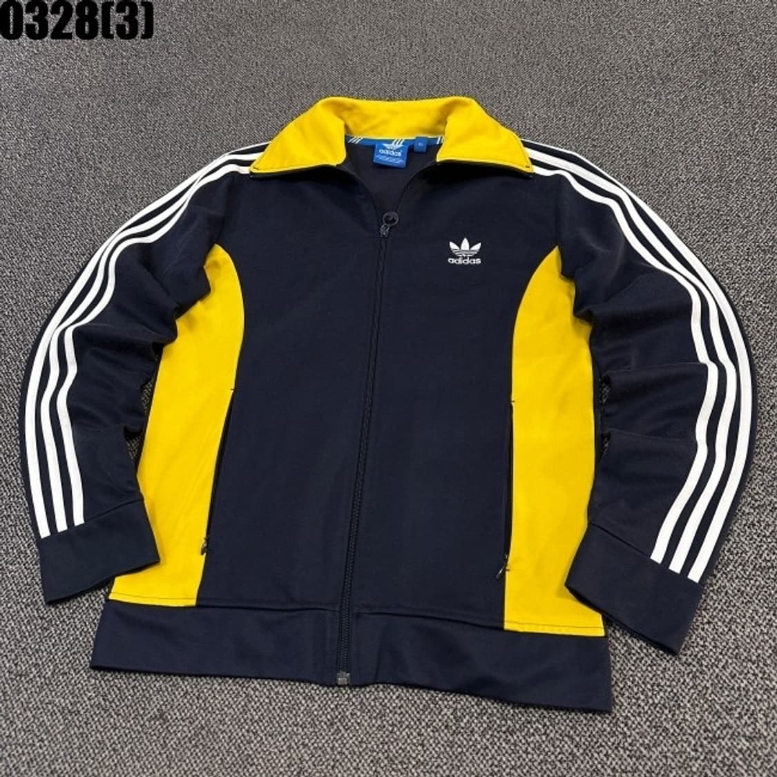 아디다스 남색 노랑 져지 네이비 옐로우 져지 파이어버드 아디다스져지 상품이미지1