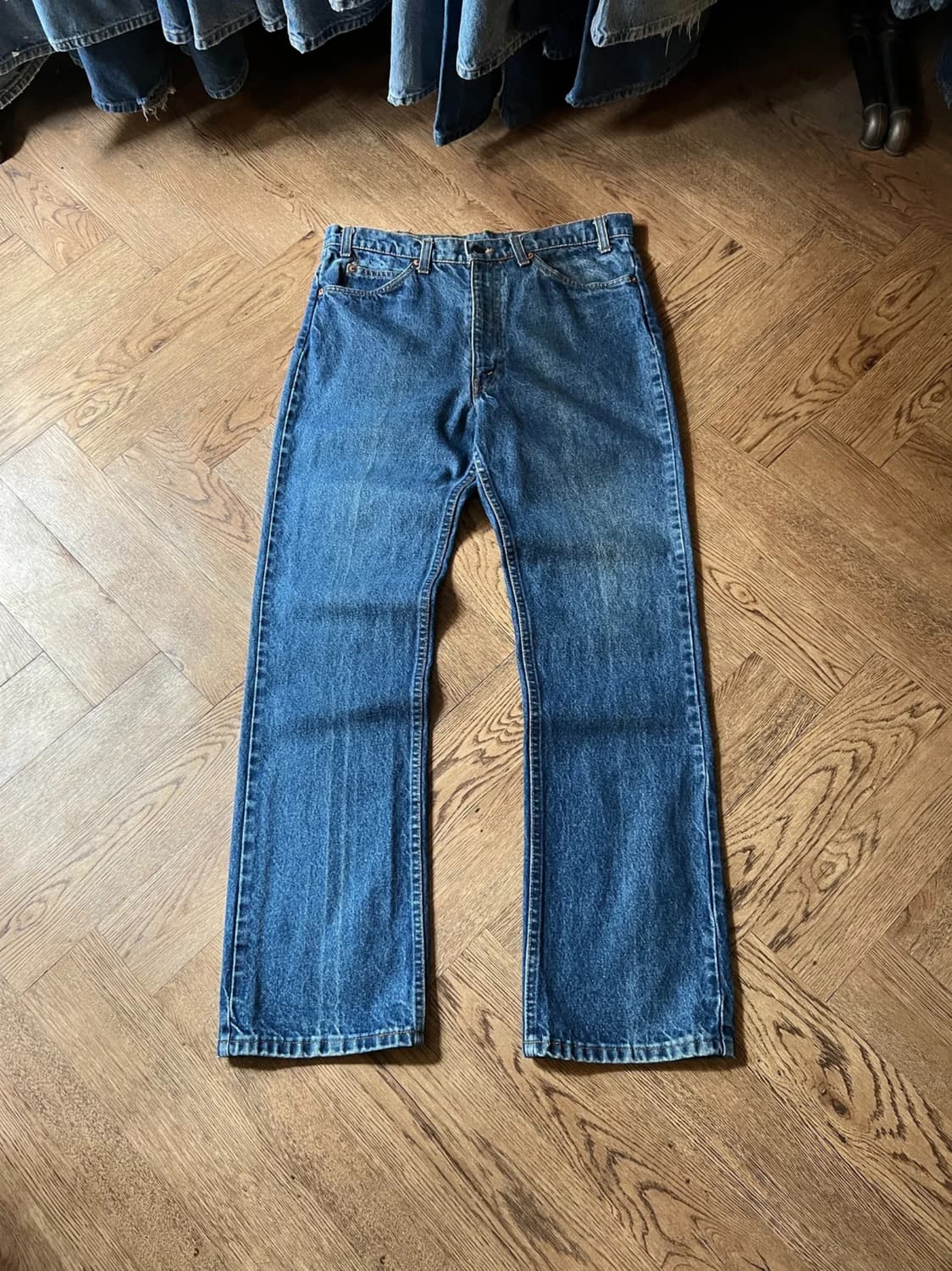 [36]80's 리바이스 20517-0217 오렌지탭 USA 플레어진 상품이미지1