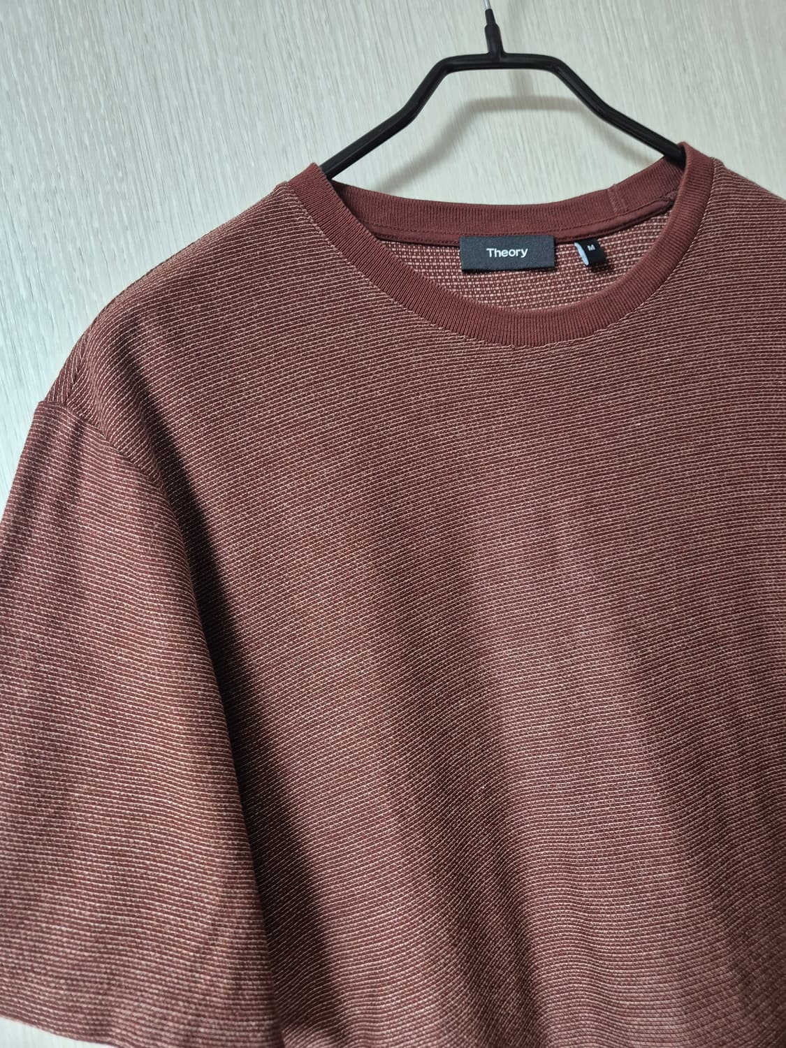 (정품) 띠어리 티셔츠 라운드반팔 코튼니트 M 남성 상품이미지2