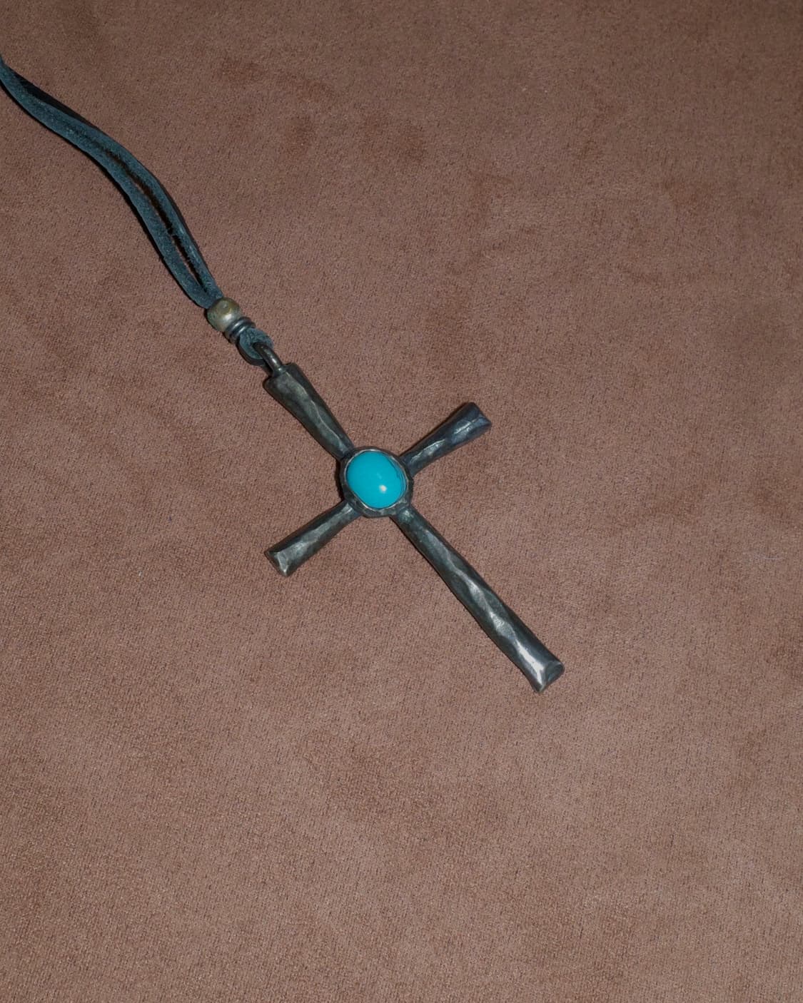 마우지 터키석 크로스 목걸이 네크리스 상품이미지1