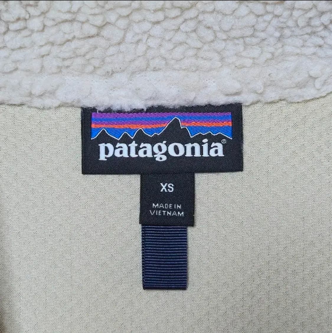 XS) 파타고니아 레트로 파일 플리스 자켓 아이보리 상품이미지5