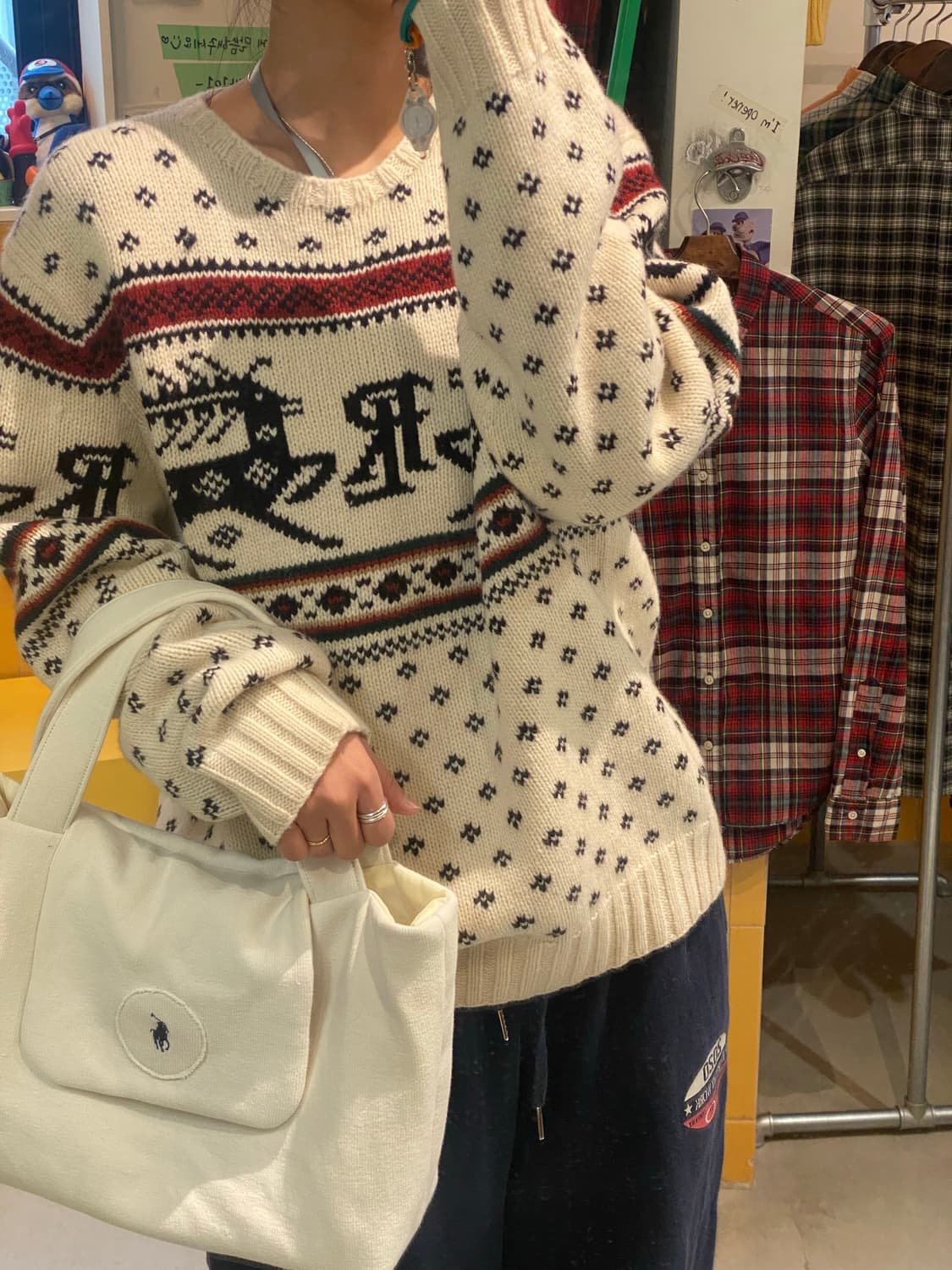 폴로랄프로렌 노르딕 스웨터(핸드니트) 상품이미지3