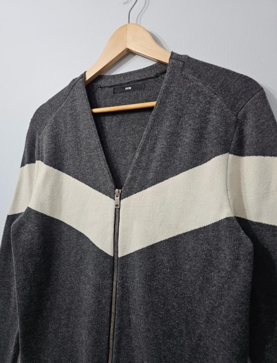 한섬 시스템 system 지퍼 브이넥 가디건 95 상품이미지3