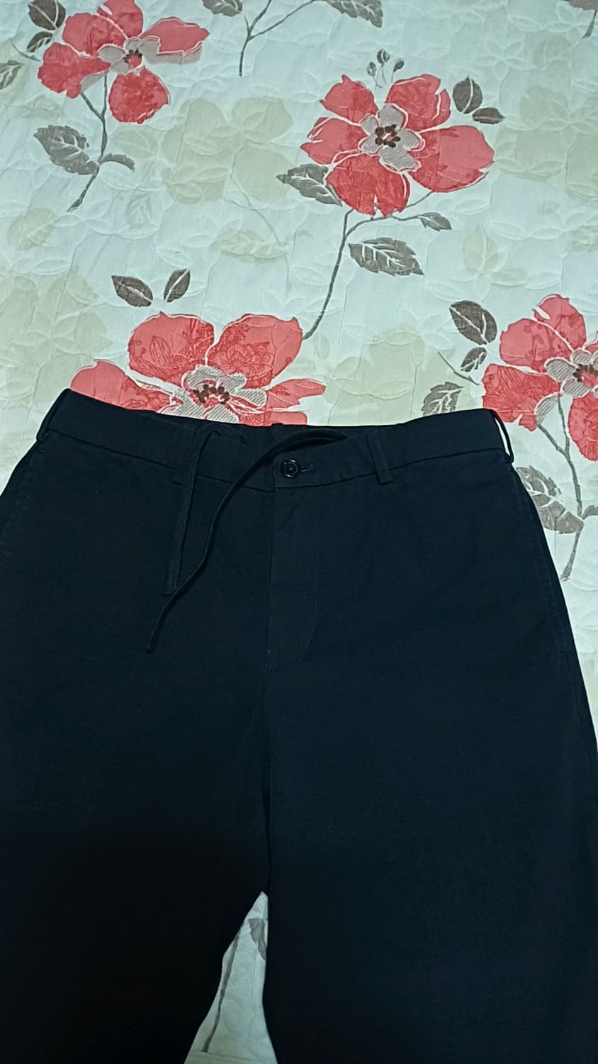 유니클로 짧은 스판면바지 31인치 기장92 상품이미지4