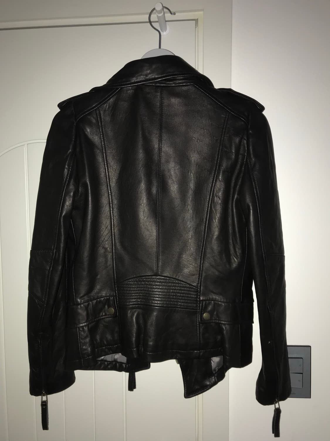 빈티지 언발 레더자켓 브라운 상품이미지4