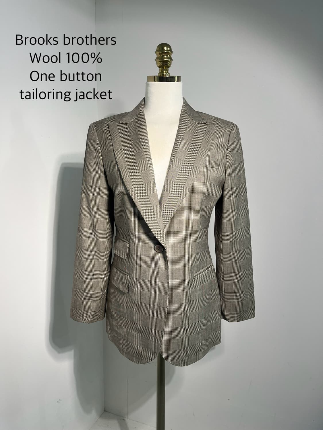 Brooks brothers 브룩스브라더스 울100% 테일러링 자켓 상품이미지1