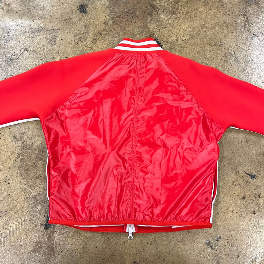 [정품/100] 아디다스 레드 화이트 배색 트랙 자켓 b19 상품이미지3