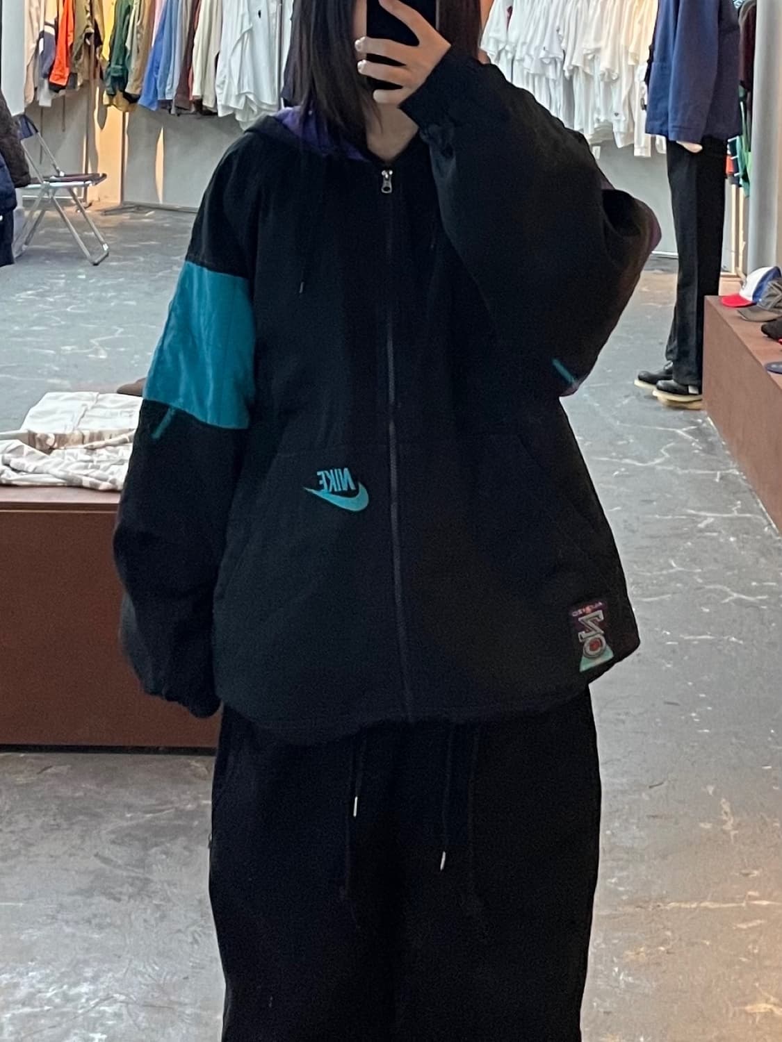 나이키 90s 알론조 모닝 샬럿 호네츠 백로고 자켓 H1357 상품이미지1