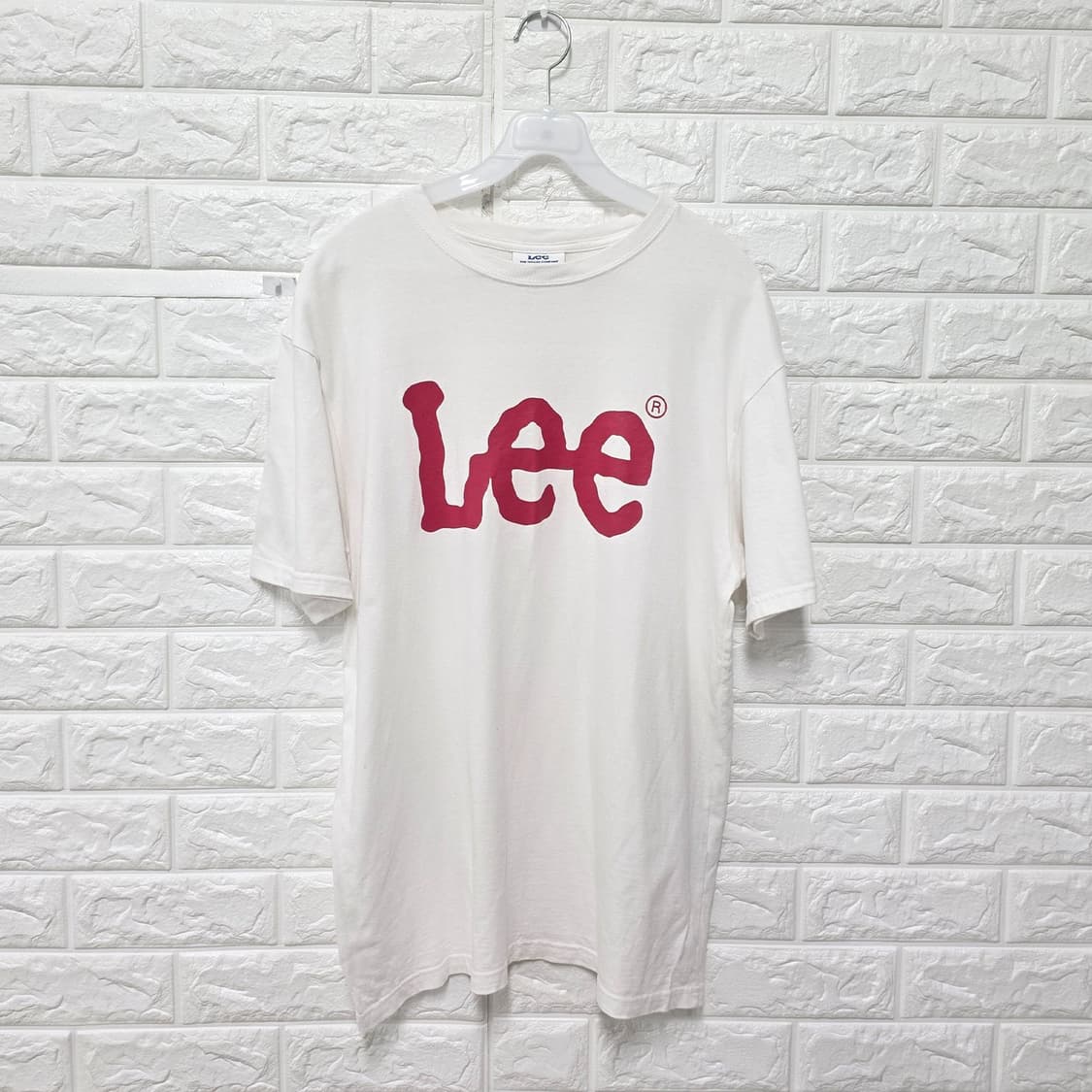 21s LEE 반팔티 M 화이트 상품이미지1