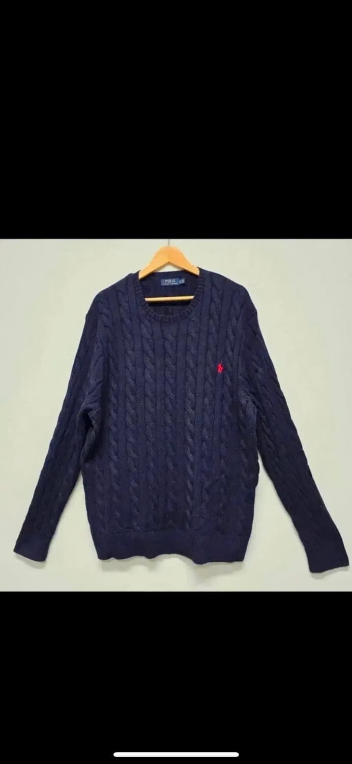 폴로 네이비 니트 상품이미지1