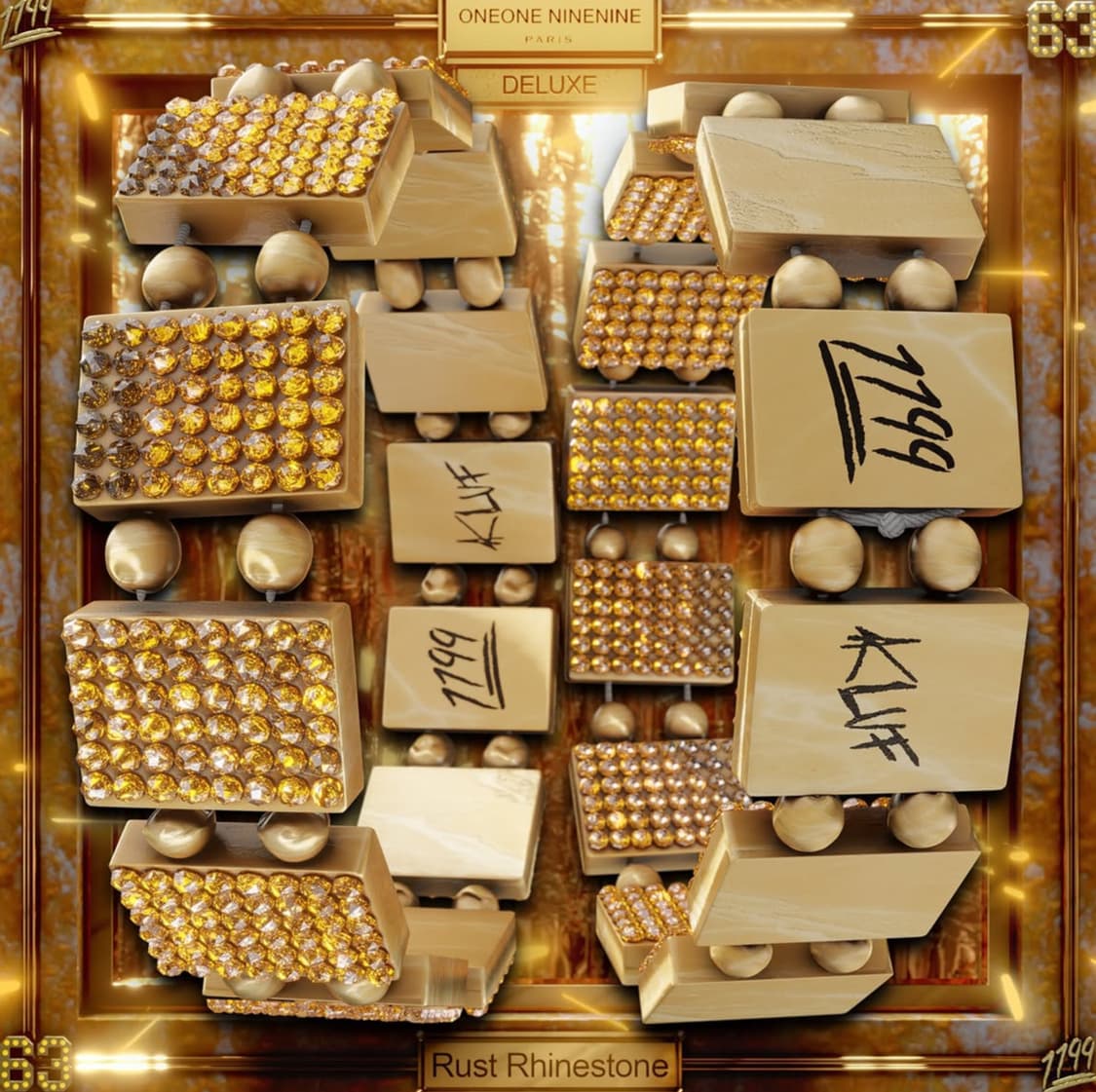 bazo 1199 63KLUF Rhinestone 상품이미지2