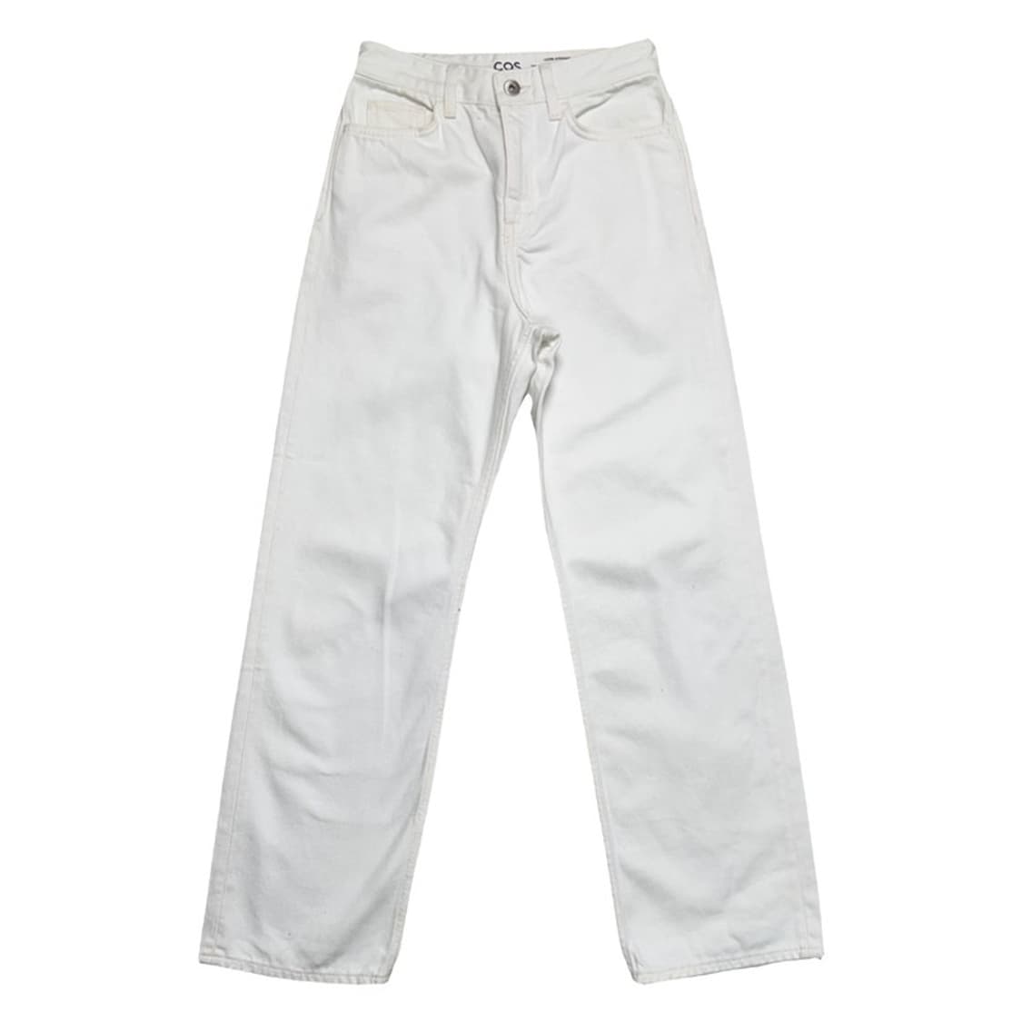 COS 루즈 스트레이트 레그 하이 라이즈 화이트 팬츠 25 상품이미지1
