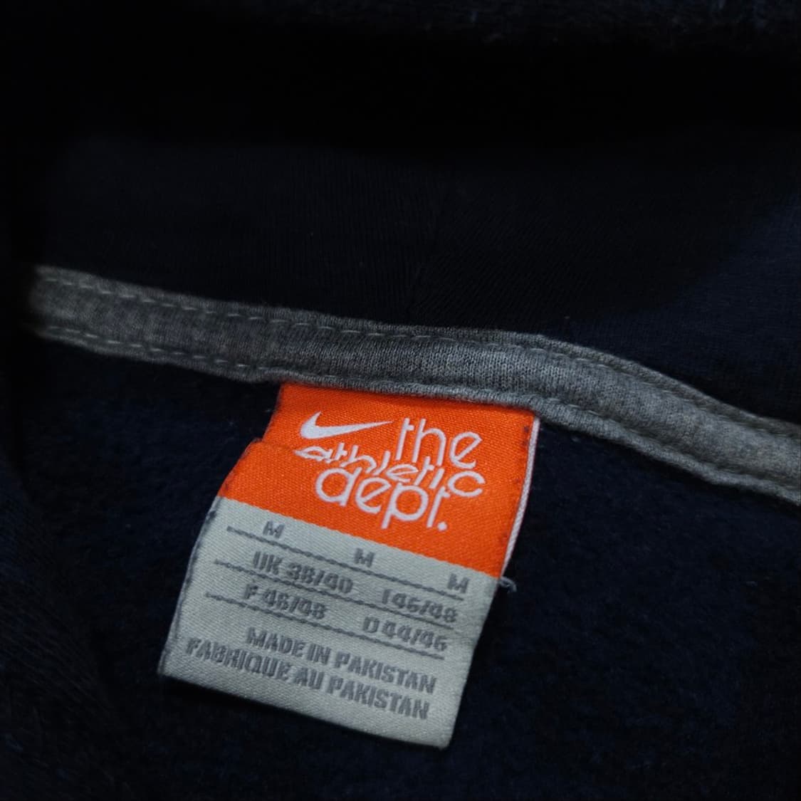 나이키 후드 집업 M 네이비 상품이미지4