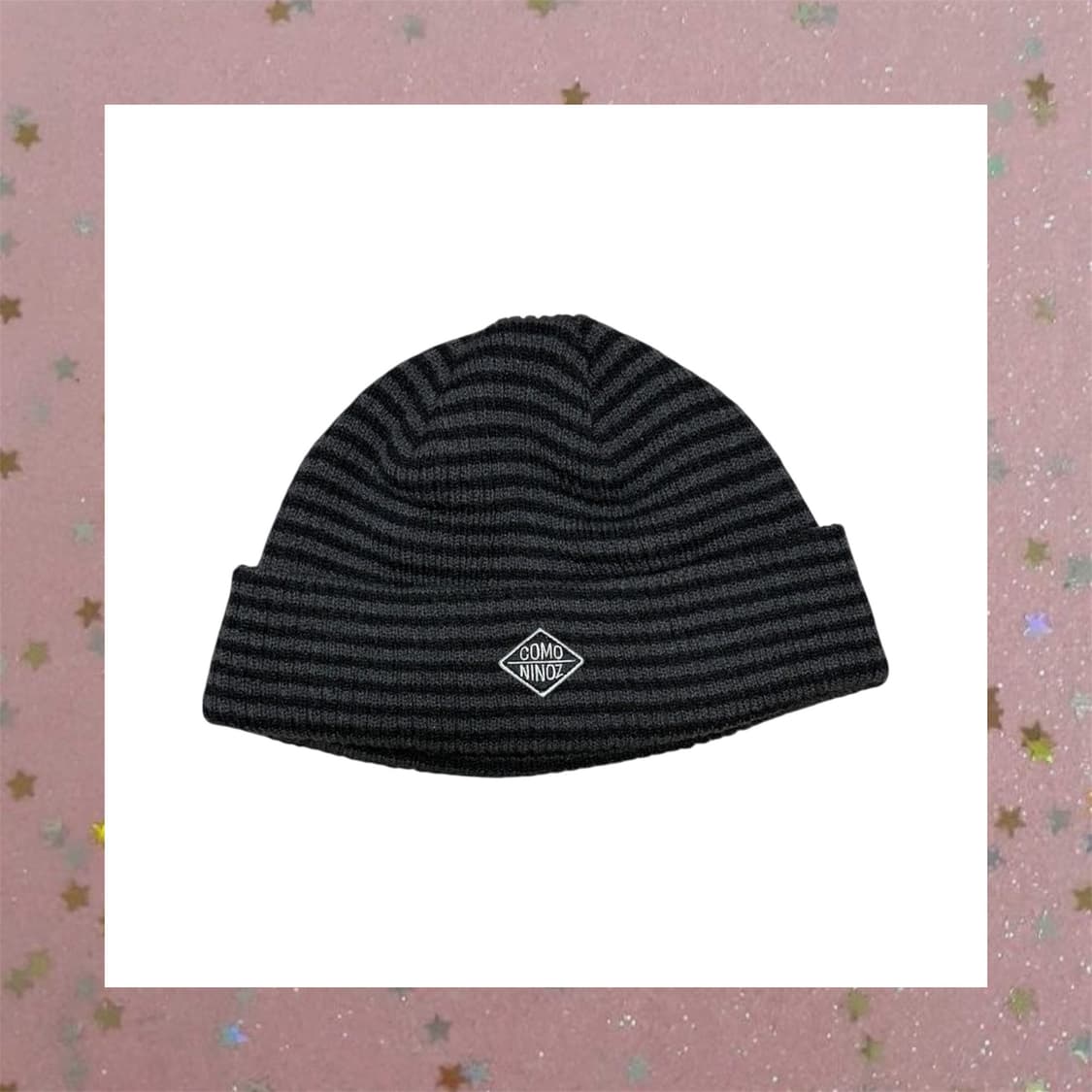 COMONINOZ 꼬모니노즈 스트라이프 숏비니 상품이미지1