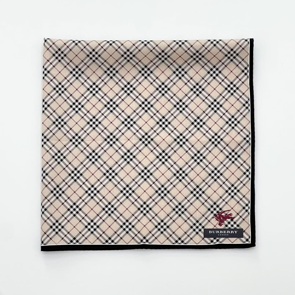 (새상품) burberry/ 버버리 쁘띠스카프 손수건 상품이미지5