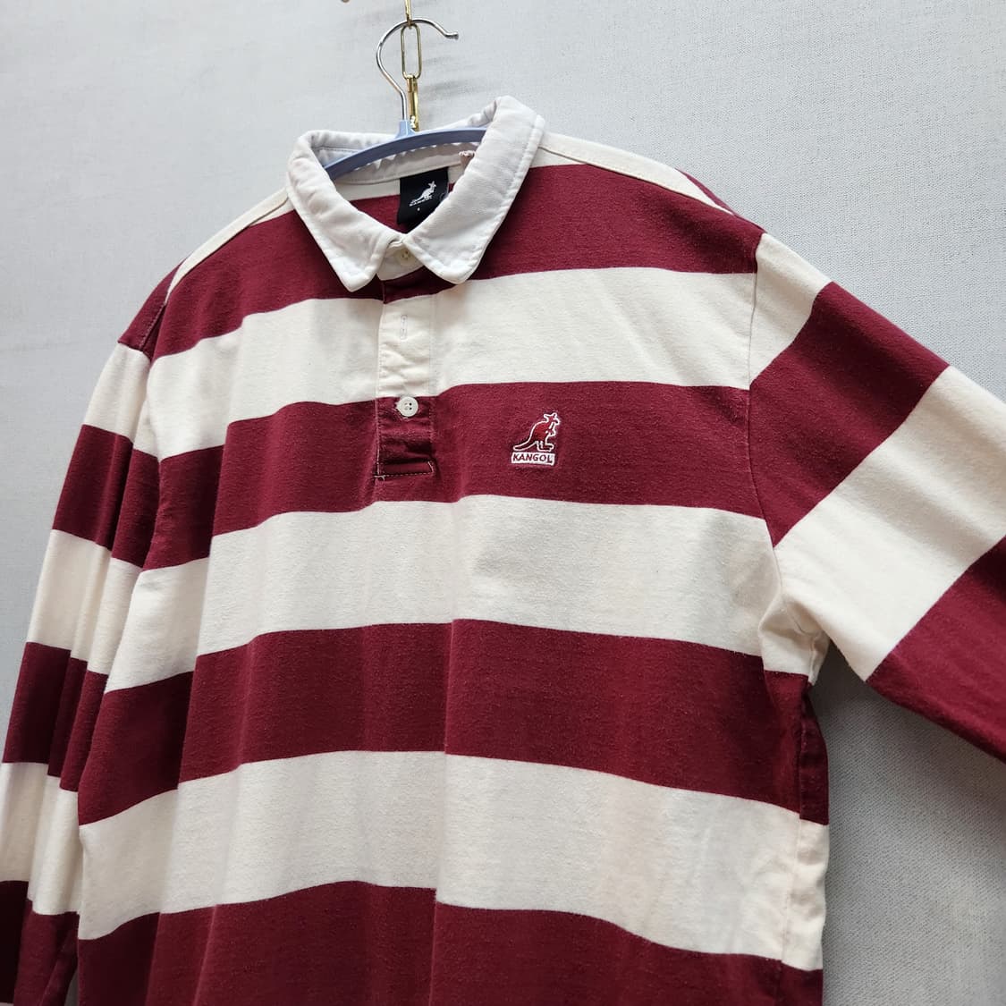 캉골 스트라이프 럭비티 롱슬리브 S(L) 상품이미지3