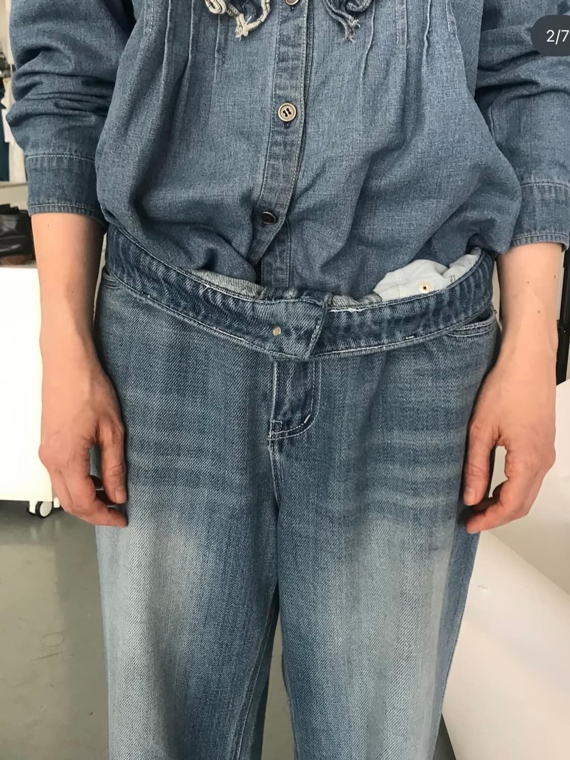 eonts 에옹쓰 애옹쓰 데님팬츠 3(L) 상품이미지1