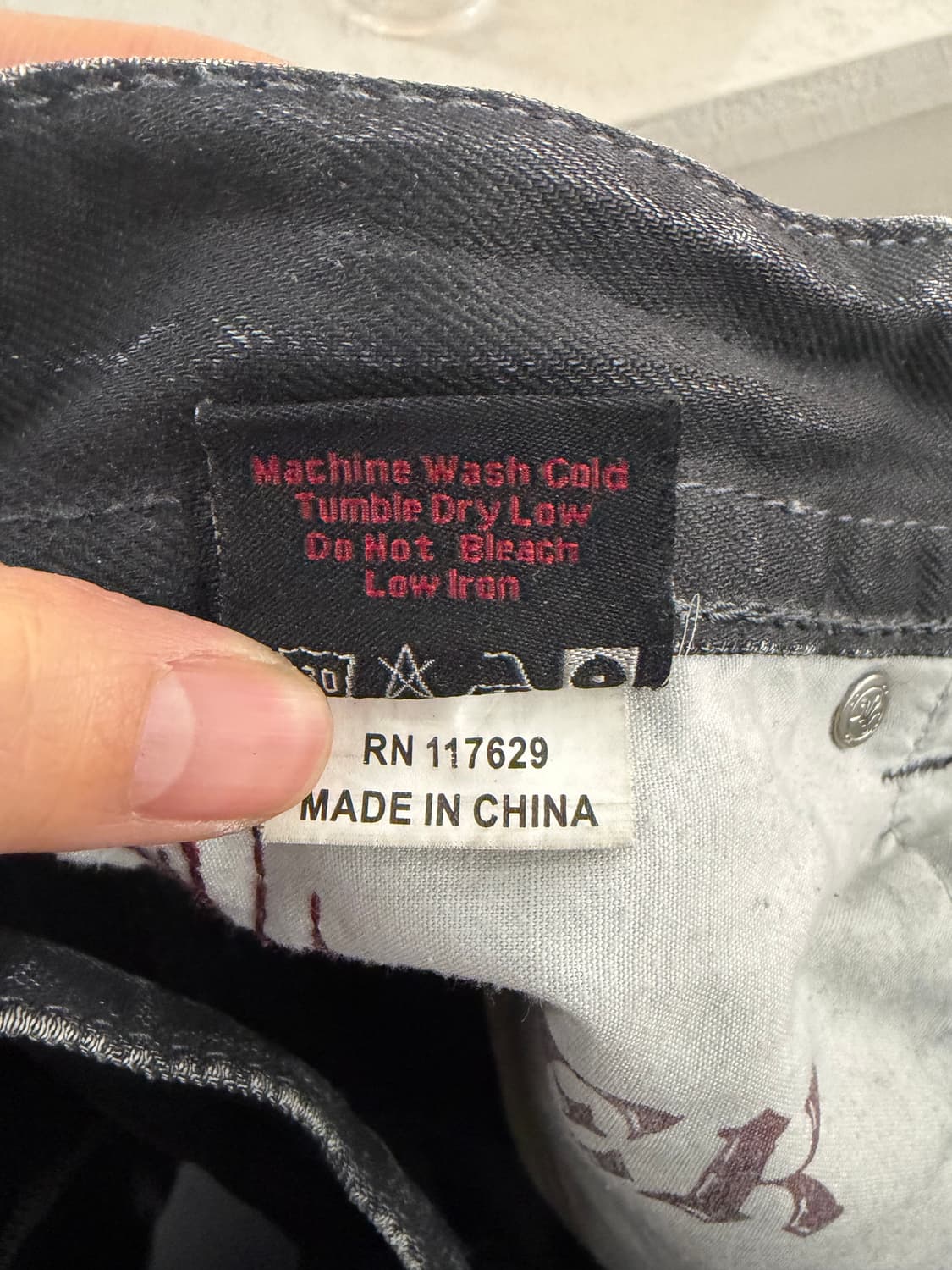 Mek Denim vintage black jean 34/34 상품이미지10