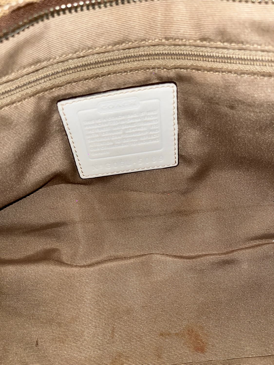 Coach white beige bag 상품이미지9