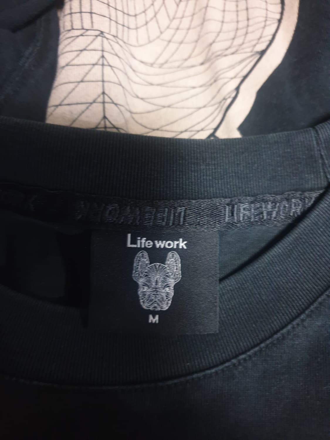 라이프워크 시그기처 블독 반판티 (M) 상품이미지4