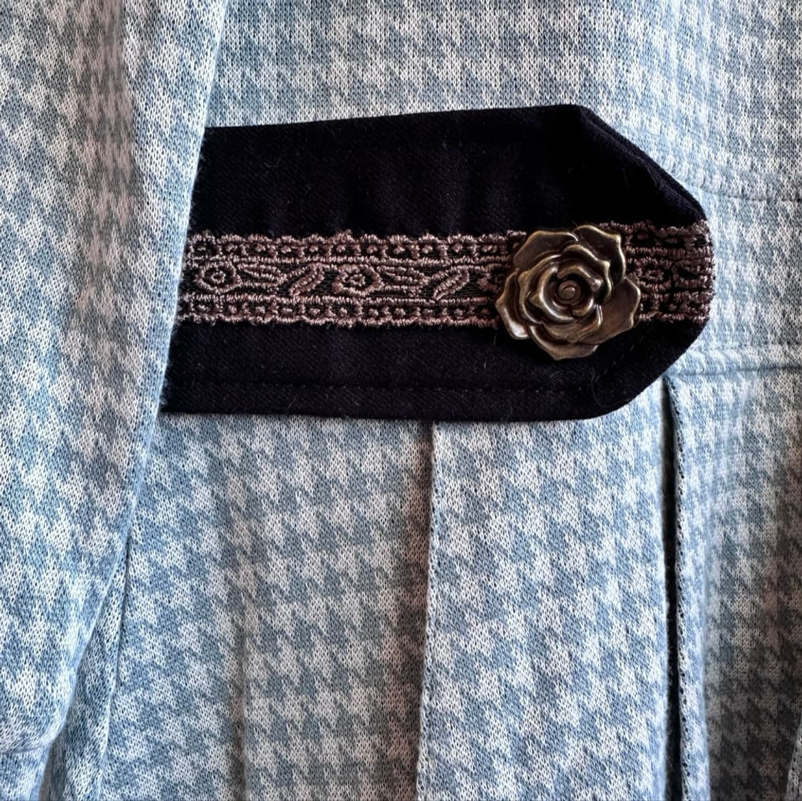 axes femme(액시즈팜) 블루 하운즈투스원피스 상품이미지2