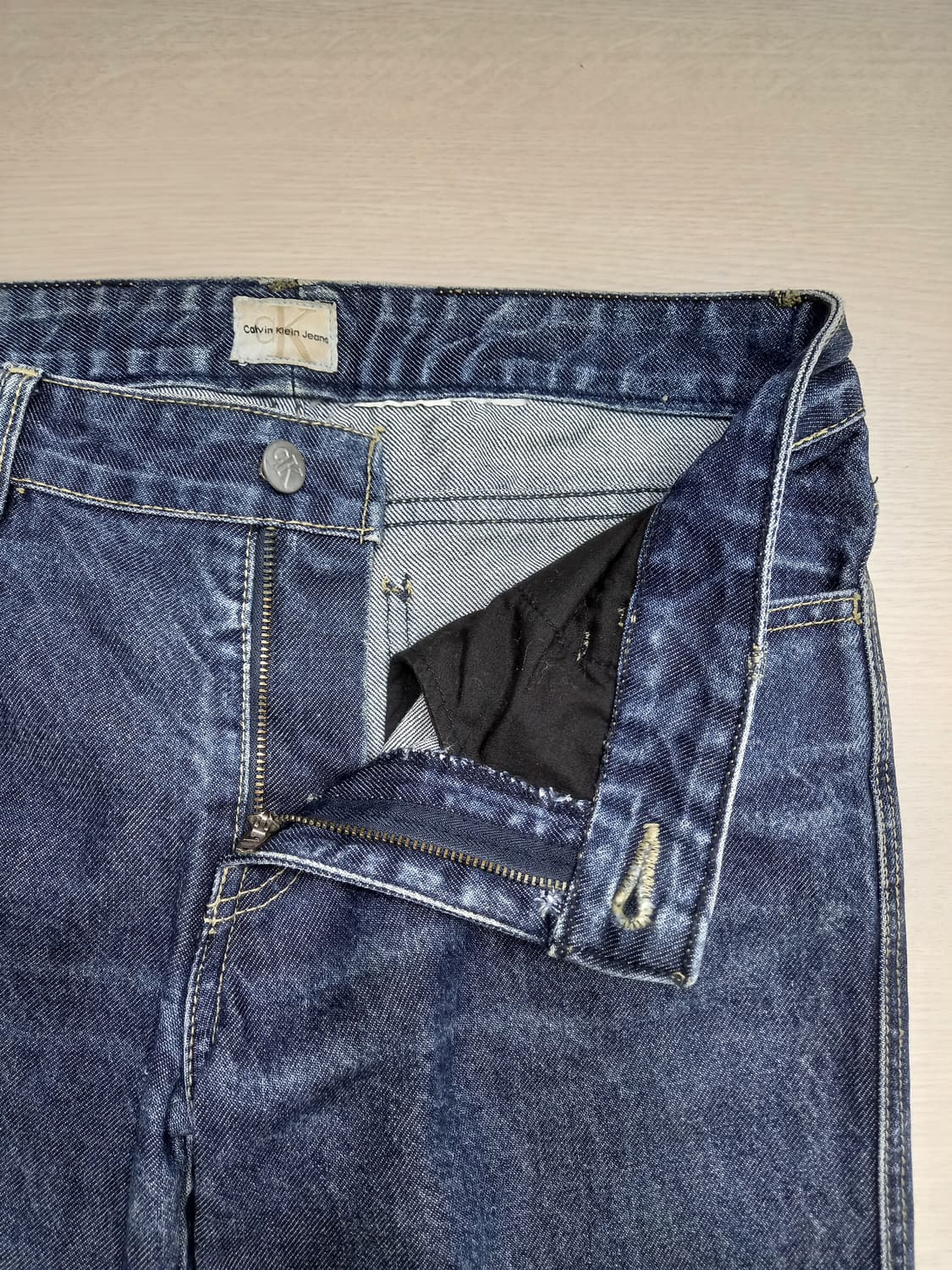 28 Calvin Klein 골반 워싱 약부츠컷 28-871 상품이미지7