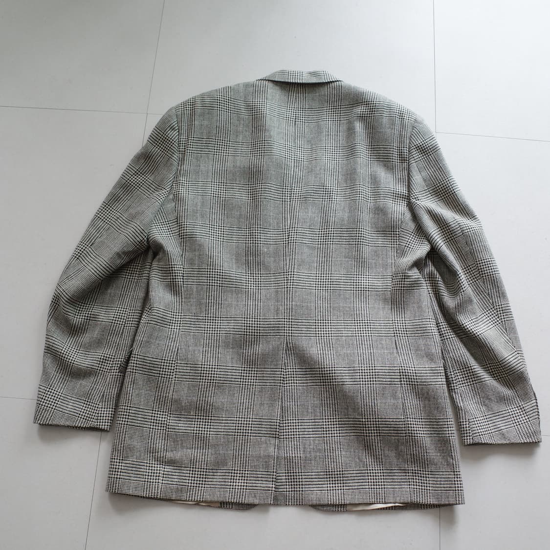 90s 타미힐피거 MADE IN USA 빈티지 체크 블레이저 44L 상품이미지8